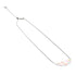 Peach | .925 Sterling Silver | Mermaid Glass Infinity Clasp Necklace